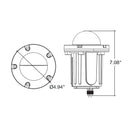 Envision IGL-HM-BR-ORB-12V In-Ground Light: Half Moon Lens, Oil Rubbed Bronze