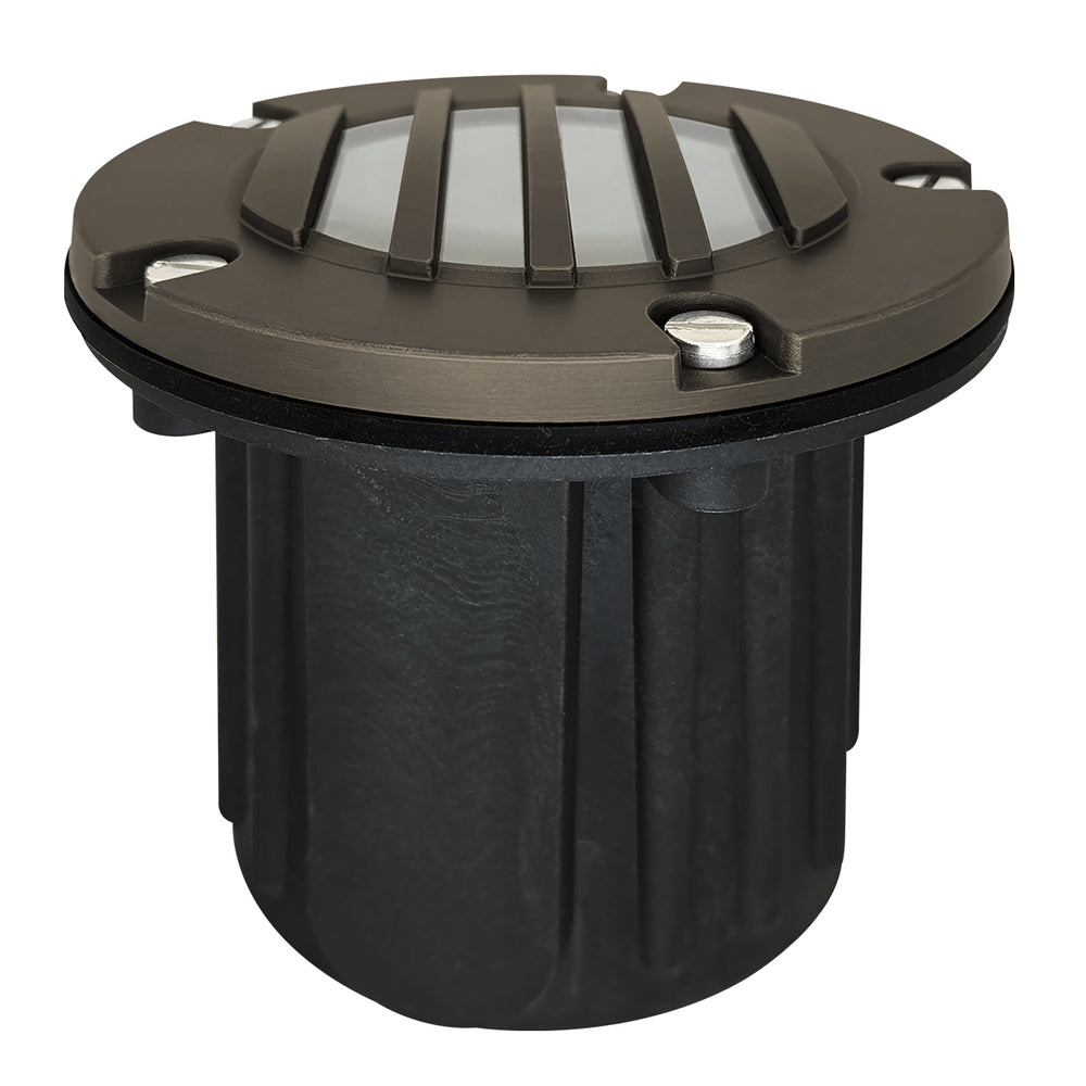 Envision IGL-RB-BR-ORB-12V In-Ground Light: Ribbed Lens, Oil Rubbed Bronze