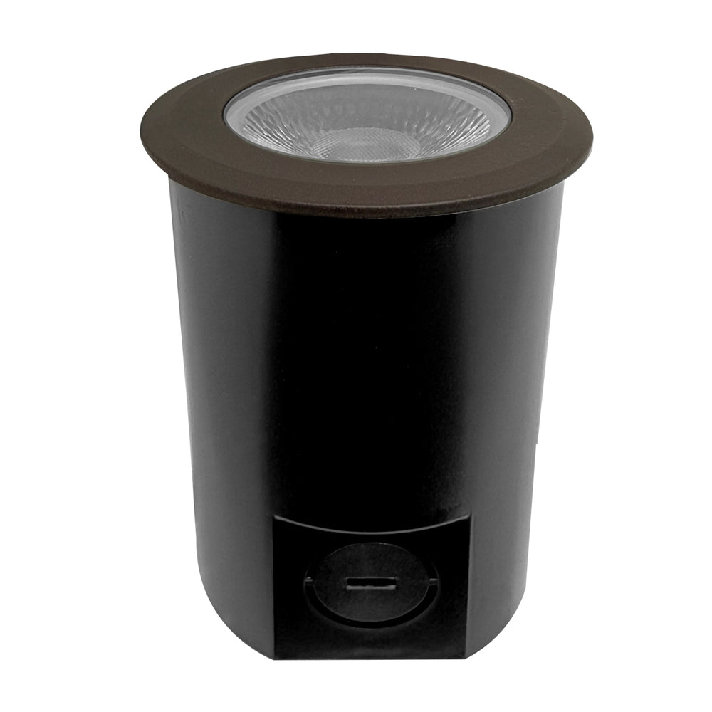Envision LED-IGLS-FL-9W-5CCT-ALM-BZ-LV In-Ground Light - Small: Flat Open Lens, Bronze