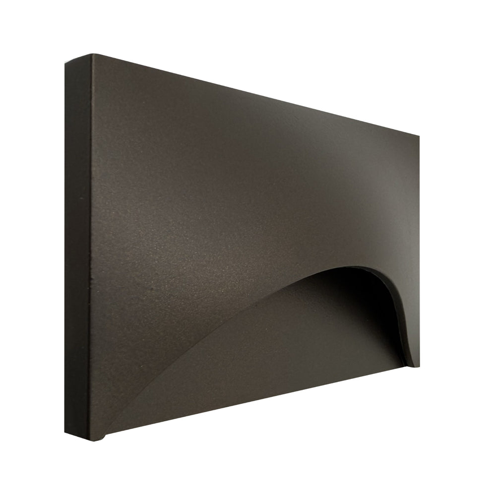 Envision LED-STEP-SC-3W-5CCT-HZ-ALM-BZ-LV Landscape Step Light - Horizontal - Semi-Circle, Bronze