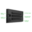 Envision LED-STEP-LVR-SM-5-3W-5CCT-BR-MBL-LV Surface Mount Step Light - 5inch Width - Louver, Matte Black