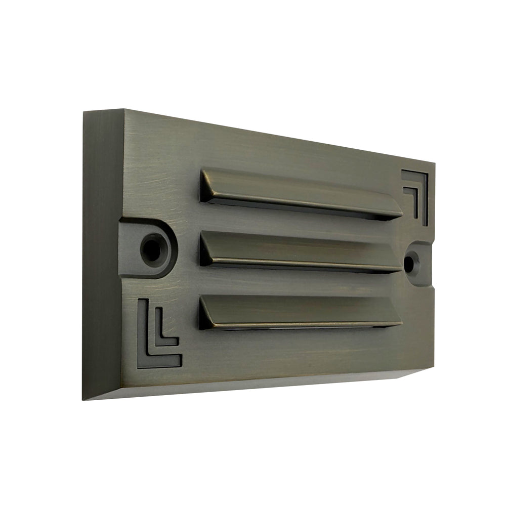 Envision LED-STEP-LVR-SM-5-3W-5CCT-BR-ORB-LV Surface Mount Step Light - 5inch Width - Louver, Oil Rubbed Bronze