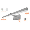 Envision LED-VT-ADJ-24-21W-5CCT-BN Vanity Light - Adjustable Angle, Brushed Nickel