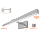 Envision LED-VT-ADJ-24-21W-5CCT-CH Vanity Light - Adjustable Angle, Chrome