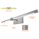Envision LED-VT-CRD-29-21W-5CCT-BN Vanity Light - Contemporary Round, Brushed Nickel