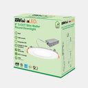 Envision ECV-WFR-6-12W-5CCT 6" Round Slim Panel Wafer Downlight, White