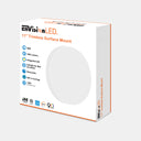 Envision LED-TSM-11R-20W-5CCT-WH 11" Round Surface Mount: Trimless-Line, White