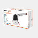 Envision LED-DLJBX-1RG-7W-5CCT-WH-R 1" Smooth Downlight: SnapTrim-Line, White Round