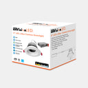 Envision LED-DLJBX-4RG-15W-5CCT-WH-R-0/10V 4" Regressed Downlight 5CCT, White