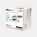 Envision LED-DLJBX-4RG-15W-5CCT-WH-R 4" Regressed Downlight 5CCT, White