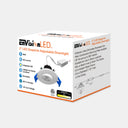 Envision LED-DLJBX-ADJ-2-5W-5CCT-WH 2" Gimbal Downlight: SnapTrim-Line, White