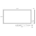 Envision LED-FRM-2X4-3P45-TRI 2x4 Frame Drop In: ARCY-Line, 45/32/24w, White