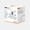 Envision LED-EDL-4-10W-5CCT-WH-12V 4" Low Voltage Premium Downlight, White