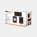 Envision LED-STEP-AGL-2W-27K-120-BZ Step Light: 3 Interchangeable Faces: (Horizontal/Vertical)/ Flat Frost: Lux-Line, Bronze