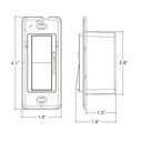 Envision S-WS-DIM-UNV-BT EnVisionLS Wall Switch + Dimmer, <1W, White