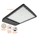 Envision LED-ARL3-3B-5P430-TRI-BL-UNV Area Light: OPTIC-Line (Selectable), 430/400/370/340/310w, Black