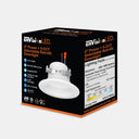 Envision LED-RDL-4-3P12-5CCT-UNV-0/10V 4" Retrofit Downlight: RDL-Line, 12/10/8w, White