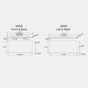 Envision ARL3-3B-XL-HSS-BZ ARL3: OPTIC-Line: 4 Piece Shield for 5P300 BACK/FRONT/SIDES, Bronze