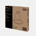 Envision LED-SRD-23-50W-UD-RTRI-WH 23" Suspended Cylinder (50% Up & Down Light) LGP Diffuser, White