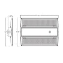 Envision LED-LHB-OPT-3P105-CTRI-UNV Linear Highbay: OPTIC-Line, 105/85/60w, White Frosted
