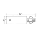 Envision TS3-SM-CD-BL Conduit Power Feed: 3-wire power connector with conduit, Black