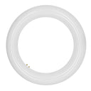 Envision LED-T9-DF-8I-11W-4CCT T9 8" Cicline Glass + PC Coating TRIPLE FIT Ballast, or AC Direct Single/Double (FROSTED LENS)
