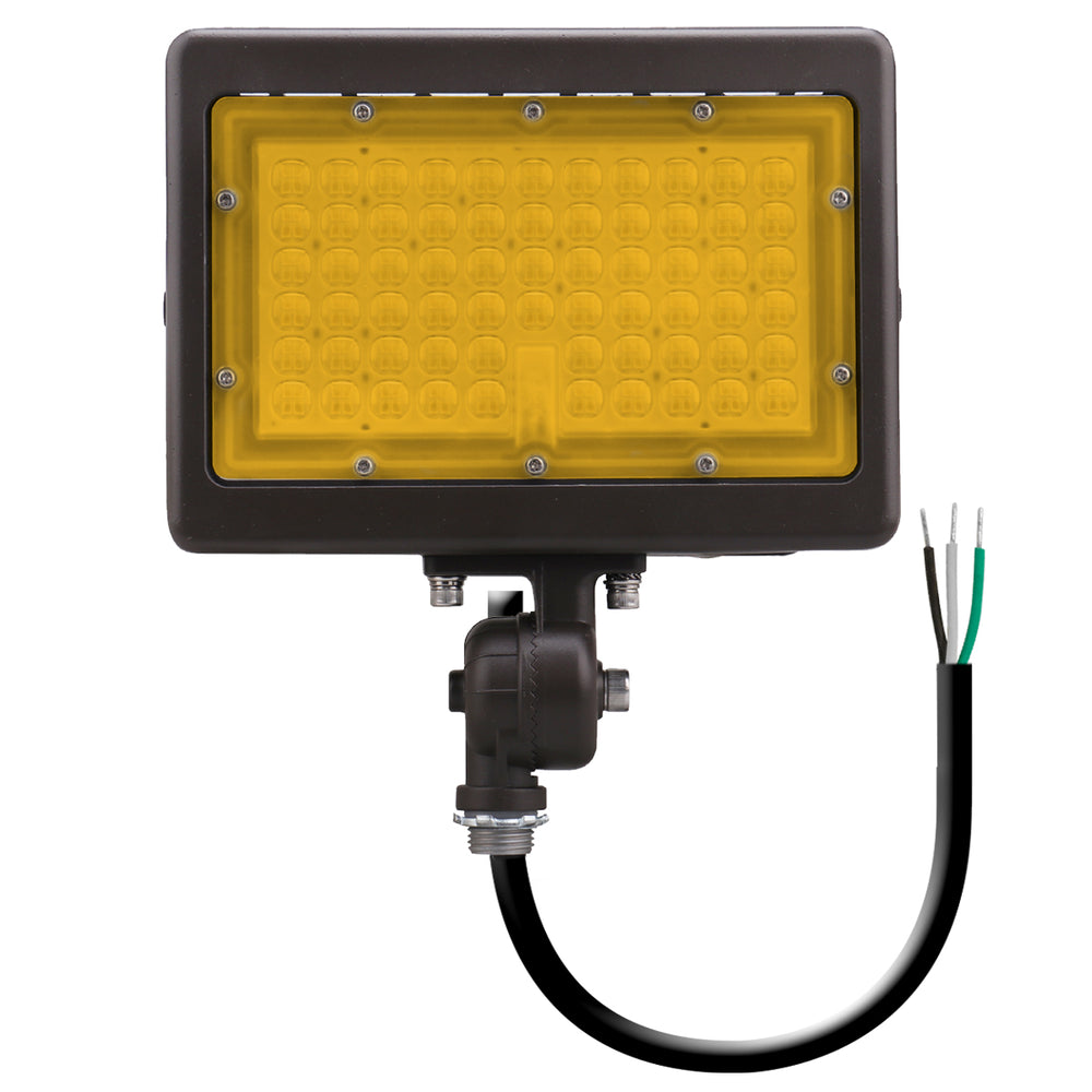 Envision LED-ARL-3P80-22K-BZ-KN-PC Mini Flood: M-Line 1/2" Knuckle, 80/70/60w, Bronze
