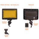 Envision LED-ARL-3P80-22K-BZ-KN-PC Mini Flood: M-Line 1/2" Knuckle, 80/70/60w, Bronze