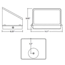 Envision LED-WPFC-5P150-22K-BL-PC Wall Pack: FC-Line, 150/120/90/60/30W, Black