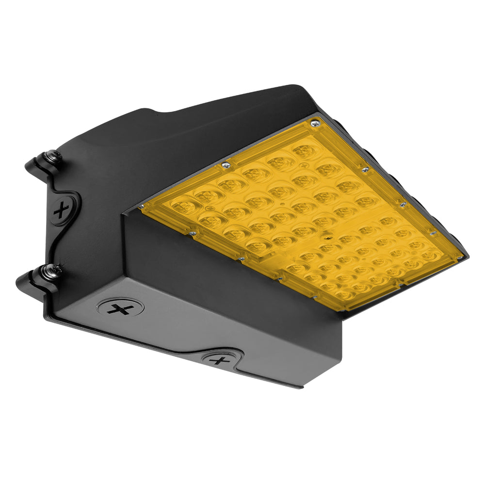 Envision LED-WPFC-FL-5P60W-22K-BZ-PC Wall Pack: Flat-FC-Line, 60/50/40/30/20W, Bronze