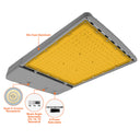 Envision LED-ARL3-3B-5P150-22K-GRY-HV Area Light: OPTIC-Line (Selectable), 150/125/100/75/50w, Gray