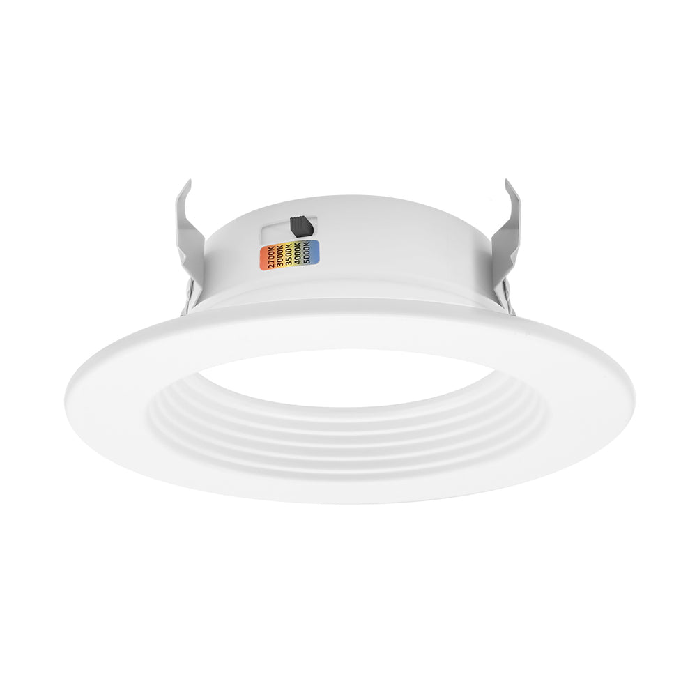 Envision ECV-RDL-4-10W-5CCT-WH-BFL 4" Retrofit Downlight: ECO-Line Baffle, White