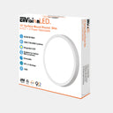 Envision LED-SLSM-15R-3P30-5CCT-WH 15" Surface Mount Round: Slim, 30/25/20w, White