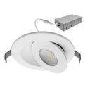 Envision LED-SL-FLT-6R-13W-5CCT-WH 4" Floating Gimbal Downlight (Canless) White Round Module