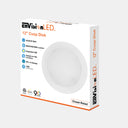 Envision LED-CDSK-12-3P35-5CCT-WH 12" Disk Lite High Lumen: Cusp-Line, 35/30/25w, White