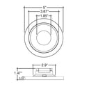 Envision LED-DSD-AG-4-11W-5CCT-WH 4" Surface Downlight: Anti-Glare, White