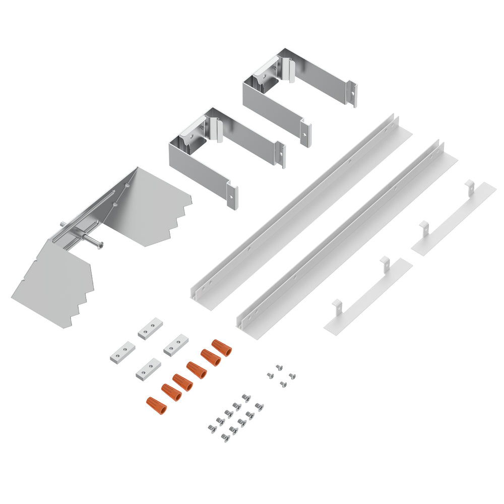 Envision ALIN2-2FT-TRIM-WH 2' Recessed Trim Bracket - White, Black
