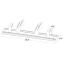 Envision ALIN2-3FT-TRIM-BL 3' Recessed Trim Bracket - Black, White