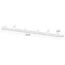 Envision ALIN2-8FT-TRIM-BL 8' Recessed Trim Bracket - Black