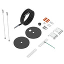 Envision SCK-5-6FT-BL Suspension Kit: 1 x 6' 5-Wire Black Cord, 2 x 6' Cable, 2 x Canopy