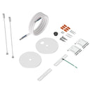 Envision SCK-5-12FT-WH Suspension Kit: 1 x 12' 5-Wire White Cord, 2 x 6' Cable, 2 x Canopy