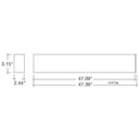 Envision LED-ALIN2-FL-4FT-3P50-UDID-5CCT-WH 4' Architectural Linear Up/Downlight Frosted, 50/38/25w, White