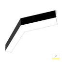 Envision LED-ALIN2-FL-12X12-135L-3P25-D-5CCT-BL 12x12" 135° L-Shape Downlight, 20/15/10w, Black