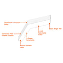 Envision LED-ALIN2-FL-12X12-135L-3P25-UDID-5CCT-WH 12x12" 135° L-Shape Downlight, 20/15/10w, White