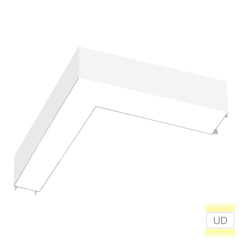 Envision LED-ALIN2-FL-12X12-L-3P25-UD-5CCT-WH 12x12" L-Shape Downlight, 20/15/10w, White