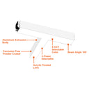 Envision LED-ALIN2-FL-22X10-T-3P36-D-5CCT-WH 2' T-Shape Downlight, 29/20/13.5w, White