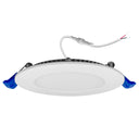 Envision LED-SL-PNL-4R-9W-5CCT-24V 4" External J-Box Round Downlight: Slim-Line Low Voltage, White