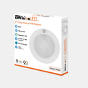 Envision LED-CDSK-4-10W-5CCT-WH-3SPIR 4" Disk Light w/ PIR Sensor: Cusp-Line 1Min./3Min./5Min. Sensor Switch, White