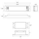 Envision LED-EMB-5W-LV-RD-INT Emergency Backup: 25-90V DC for External Drivers w/ internal housing space (CACM Cylinder)
