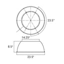 Envision RHB3-400-ALM-RF RHB3: 3P400 Aluminum Reflector 90°